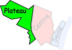 Dessin symbolisant le quartier plateau de Juvisy