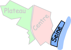 Dessin symbolisant le quartier seine de Juvisy